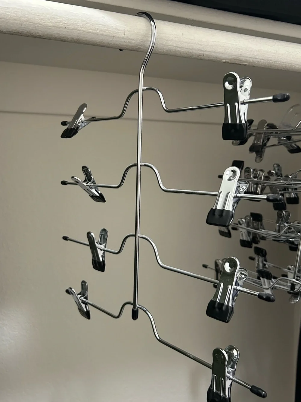 Multi-tier Space Saving Pant Hangers  Set of 7 NEW